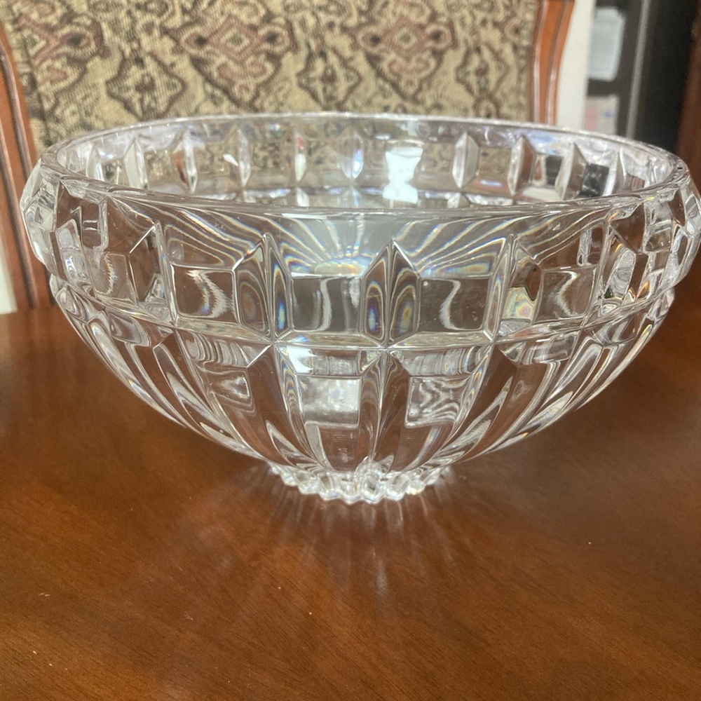 VTG Mikasa “Reflections” crystal bowl - 8” - Austria